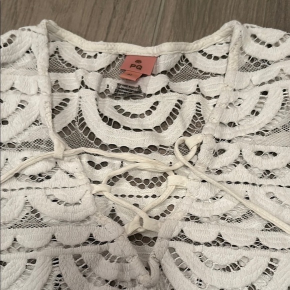 PQ Girls White Cover Up Size M - Picture 4 of 4
